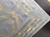 3.0m Double Fold Beige Color Velvet Foil Curtain FabricFor Sale