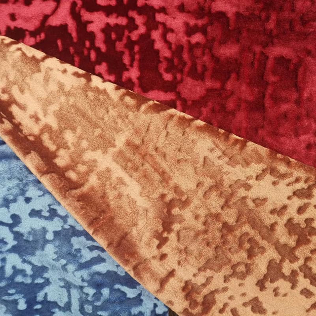 Waterproof Ice Velvet Plain Sofa Fabric For Russia
