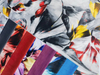 Dark Colors Velvet Digital Print Sofa Fabric For House