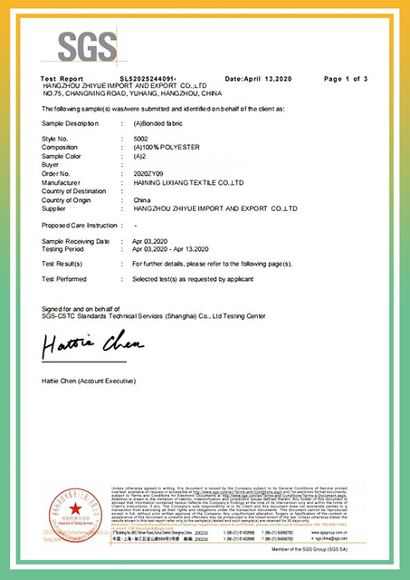 Certification