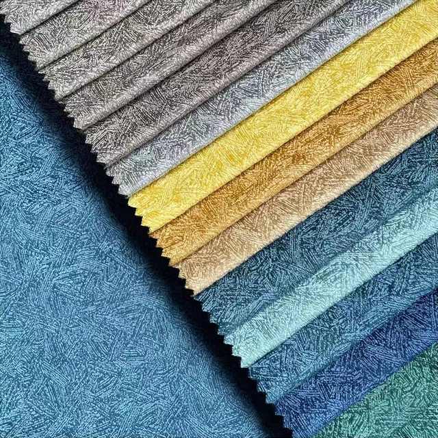 Glue Embossed Sofa Fabric