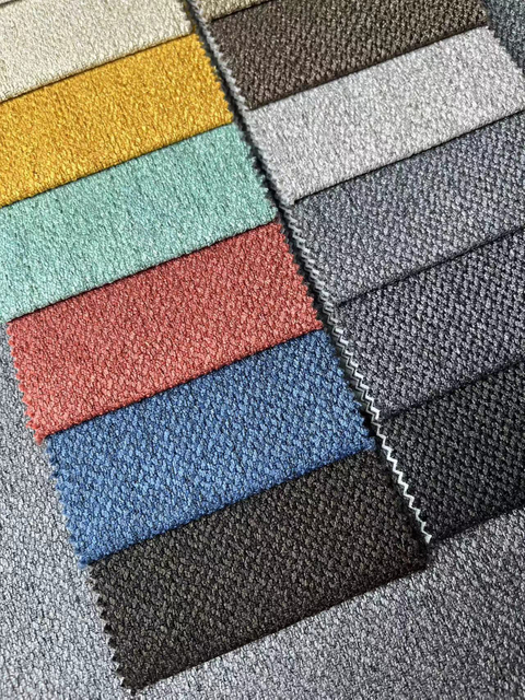 100%Polyester Stain Repellent Sofa Fabric Material Furniture Fabric For Sofa High Quality Textile Fabric For Pillow Cushions