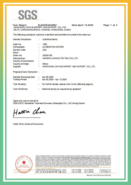 Certification