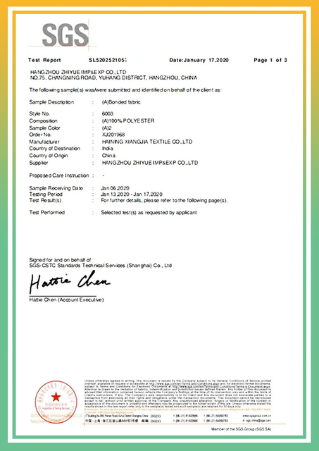 Certification