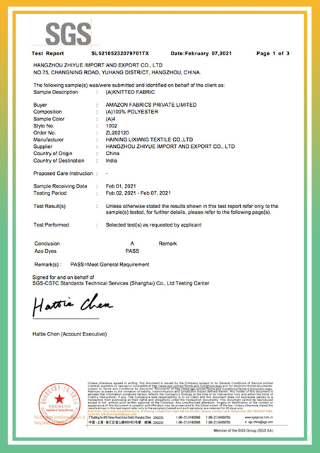 Certification