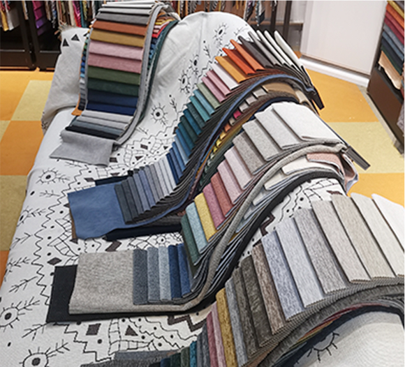 Kinds of curtain and sofa fabric