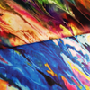 6207 Rainbow Print Furnitur Textile for Home Deco