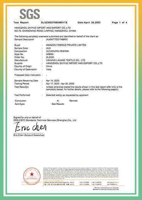 Certification