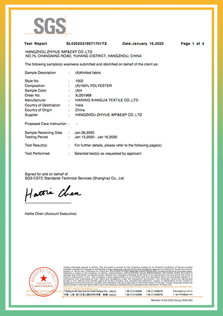 Certification
