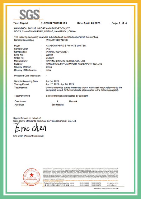 Certification